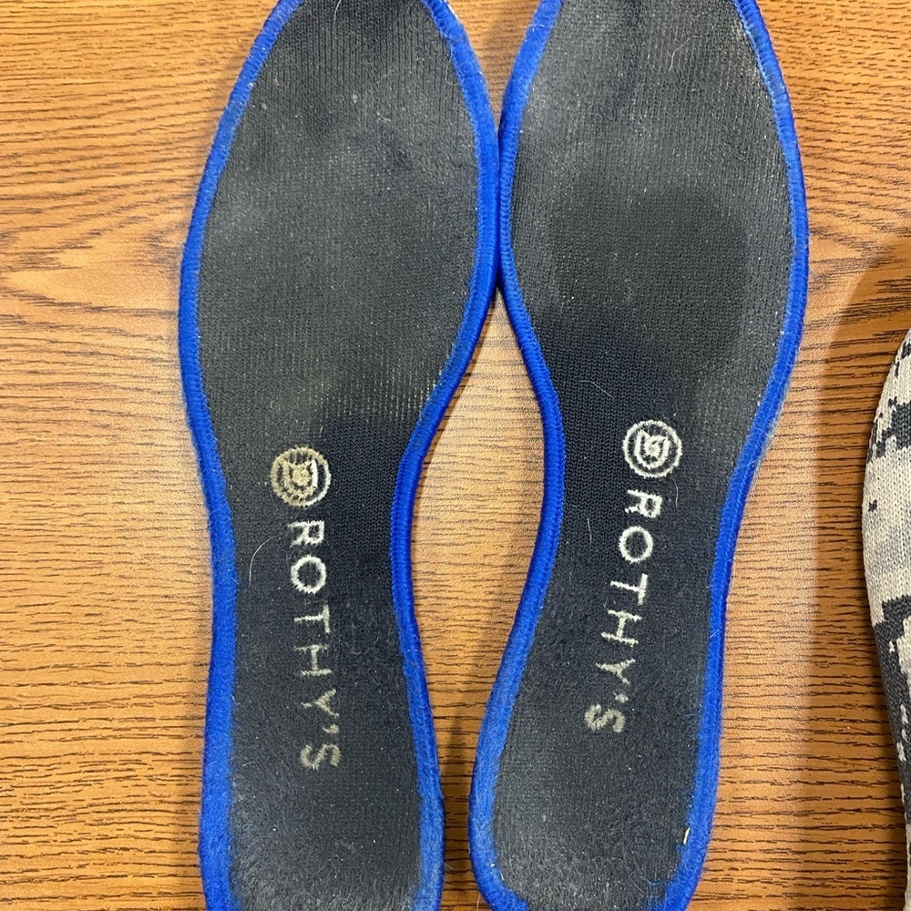 Rothy’s Ash Grey Camo Flats-Size 9 Retired Print! - Picture 7 of 13